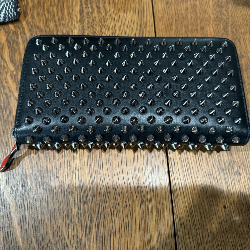 Christian Louboutin studded wallet. Lightly used
